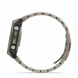 Часы Garmin Fenix 8 47mm Amoled Sapphire Titanium, светло-серый, титановый ремешок (010-02904-40)