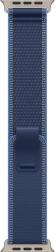 Apple Watch Ultra 3 (2025) 49mm Natural Titanium Case with Blue/Bright Blue Trail Loop (M/L)